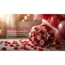 Valentine’s Day Flowers with Balloons: A Perfect Romantic Surprise